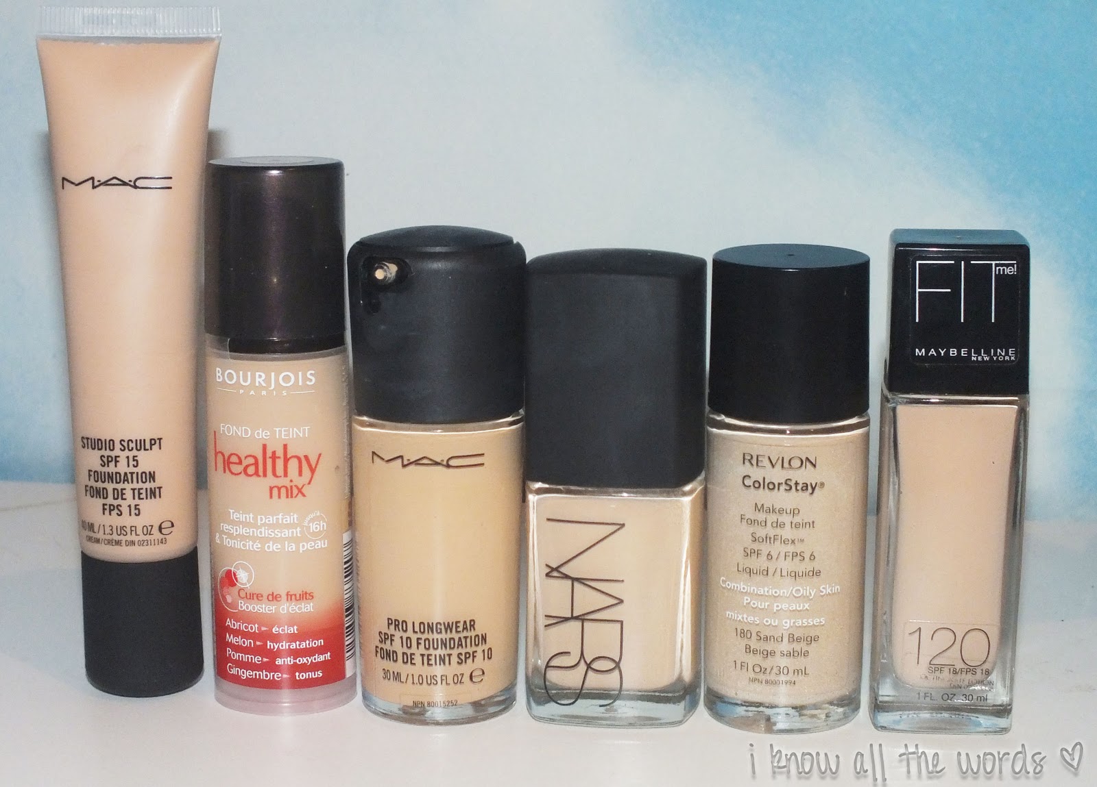 Your existing foundations/concealers